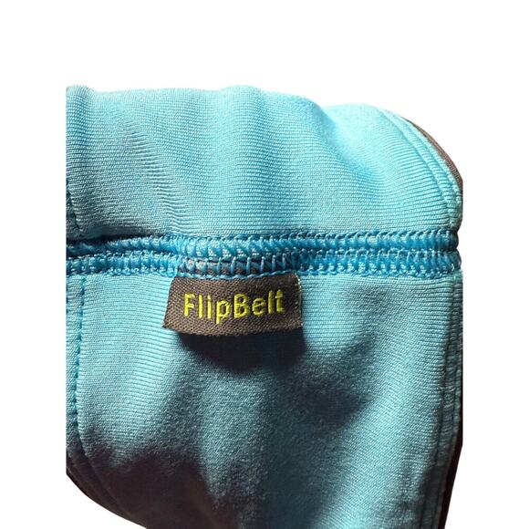 XL‎ FlipBelt Turquois 4 Pocket Running Athletic Belt with Clip - Picture 5 of 5